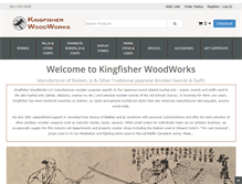 Tablet Screenshot of kingfisherwoodworks.com